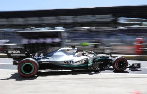 FORMULA 1 - GP of Austria 2019 SPIELBERG,AUSTRIA,28.JUN.19 - MOTORSPORTS, FORMULA 1 - Grand Prix of Austria, Red Bull Ring, free practice. Image shows Lewis Hamilton (GBR Mercedes). GEPAxpictures xHaraldxSteiner