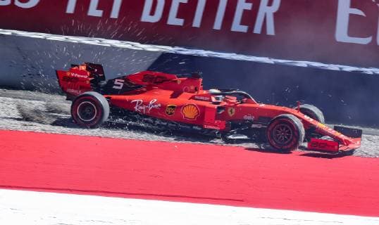 FORMULA 1 - GP of Austria 2019 SPIELBERG,AUSTRIA,28.JUN.19 - MOTORSPORTS, FORMULA 1 - Grand Prix of Austria, Red Bull Ring, free practice. Image shows Sebastian Vettel (GER Ferrari). GEPAxpictures xHaraldxSteiner