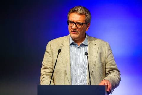 HANDBALL - EHF Euro 2020, draw VIENNA,AUSTRIA,28.JUN.19 - HANDBALL - EHF European Championship, EM, Europameisterschaft 2020, draw. Image shows executive city councelor for social affairs, health care and sports Peter Hacker. GEPAxpictures xPhilippxBrem