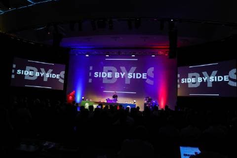 HANDBALL - EHF Euro 2020, draw VIENNA,AUSTRIA,28.JUN.19 - HANDBALL - EHF European Championship, EM, Europameisterschaft 2020, draw. Image shows an overview with DJ Wahlstedt. GEPAxpictures xPhilippxBrem