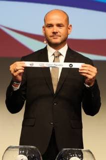HANDBALL - EHF Euro 2020, draw VIENNA,AUSTRIA,28.JUN.19 - HANDBALL - EHF European Championship, EM, Europameisterschaft 2020, draw. Image shows secretary general Martin Hausleitner (EHF). GEPAxpictures xPhilippxBrem