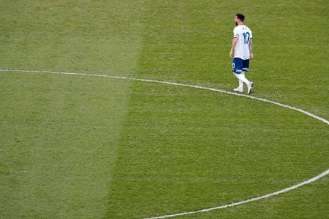 Fußball, Copa America, Venezuela - Argentinien Argentinian player Lionel Messe during the Copa America 2019 quarter-finals soccer match between Venezuela and Argentina, at Maracana Stadium in Rio de Janeiro, Brazil, 28 June 2019. Venezuela vs. Argentina !ACHTUNG: NUR REDAKTIONELLE NUTZUNG!  Copyright: xJulioxCesarxGuimaraesx SCA2137 20190628-636973527137740033