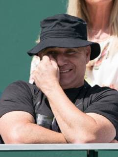 ANDRE AGASSI of USA (coach of Grigor DIMITROV of Bulgaria) during The Boodles tennis exhibition event 2019 Day 4 at Stoke Park, Slough, England on 28 June 2019. Copyright: xAndyxRowlandx PMI-2887
