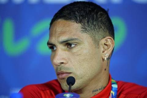 28th June 2019, Salvador, Brazil; Peru national team, Nationalteam press conference, PK, Pressekonferenz at the Arena Fonte Nova Stadium, Salvador, Brazil; Paolo Guerrero of Peru  ActionPlus12148766 HeulerxAndrey