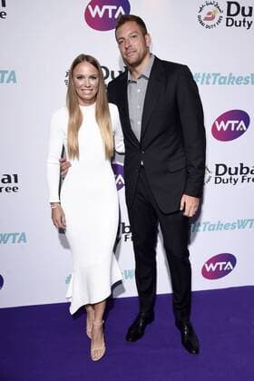 Caroline Wozniacki and David Lee at the WTA Summer Party 2019 at Jumeirah Carlton Tower Hotel London, 28 06 2019  Foto:xS.xVasx xFuturexImage
