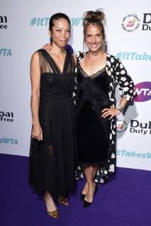 Hsieh Su wei and Barbora Strycova at the WTA Summer Party 2019 at the Jumeirah Carlton Tower Hotel London, 28 06 2019  Foto:xS.xVasx xFuturexImage