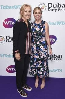 Martina Navratilova and Chris Evert at the WTA Summer Party 2019 at the Jumeirah Carlton Tower Hotel London, 28 06 2019  Foto:xS.xVasx xFuturexImage