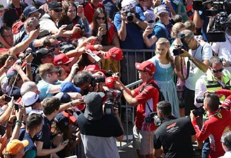 FORMULA 1 - GP of Austria 2019 SPIELBERG,AUSTRIA,29.JUN.19 - MOTORSPORTS, FORMULA 1 - Grand Prix of Austria, Red Bull Ring, side event, Styrian Green Carpet. Image shows Sebastian Vettel (GER Ferrari). GEPAxpictures xAndreasxPranter
