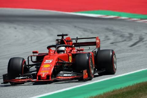 Photo4 LaPresse 29 06 2019 Spielberg, Austria Grand Prix Formula One Austria 2019 In the pic: Sebastian Vettel (GER) Scuderia Ferrari SF90  Copyright: xPhoto4 LaPressex