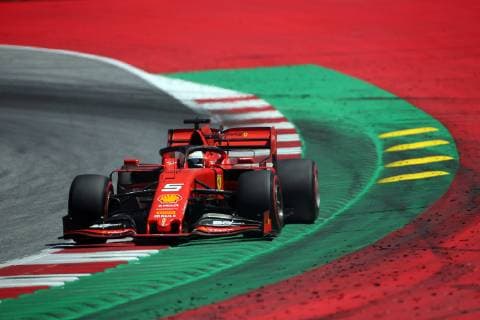 Photo4 LaPresse 29 06 2019 Spielberg, Austria Grand Prix Formula One Austria 2019 In the pic: Sebastian Vettel (GER) Scuderia Ferrari SF90  Copyright: xPhoto4 LaPressex
