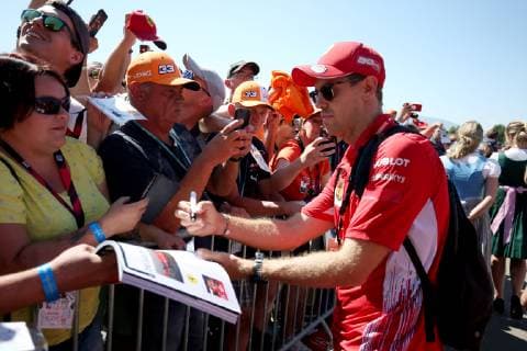 Photo4 LaPresse 29 06 2019 Spielberg, Austria Grand Prix Formula One Austria 2019 In the pic: Sebastian Vettel (GER) Scuderia Ferrari SF90  Copyright: xPhoto4 LaPressex