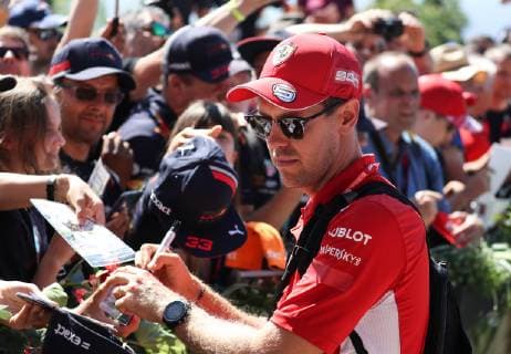 FORMULA 1 - GP of Austria 2019 SPIELBERG,AUSTRIA,29.JUN.19 - MOTORSPORTS, FORMULA 1 - Grand Prix of Austria, Red Bull Ring. Image shows Sebastian Vettel (GER Ferrari). GEPAxpictures xHaraldxSteiner