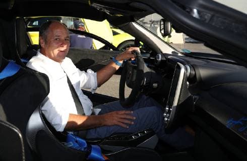 FORMULA 1 - GP of Austria 2019 SPIELBERG,AUSTRIA,29.JUN.19 - MOTORSPORTS, FORMULA 1 - Grand Prix of Austria, Red Bull Ring, Legends Parade. Image shows Gerhard Berger. GEPAxpictures xAndreasxPranter