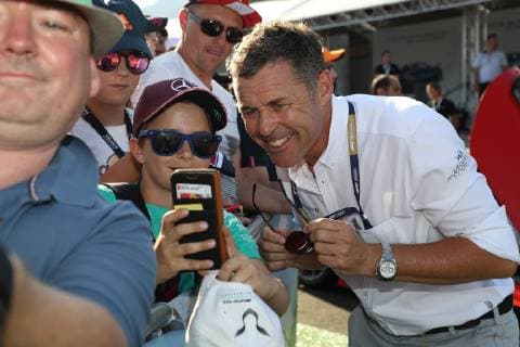 FORMULA 1 - GP of Austria 2019 SPIELBERG,AUSTRIA,29.JUN.19 - MOTORSPORTS, FORMULA 1 - Grand Prix of Austria, Red Bull Ring, Legends Parade. Image shows . GEPAxpictures xAndreasxPranter