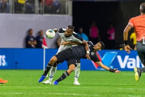 June 29, 2019 - Houston, Texas, USA - June 29, 2019 : Mexico forward Raul Jimenez (9) during a Concacaf Gold Cup Quarterfinals match between Mexico and Costa Rica at NRG Stadium in Houston, Texas. At the half Mexico is in the lead 1-0. ZUMA Press CONCACAF Gold Cup Quarterfinals 2019: Mexico and Costa Rica Jun 29 - ZUMAl153 20190629_zap_l153_071 Copyright: xMariaxLysakerx
