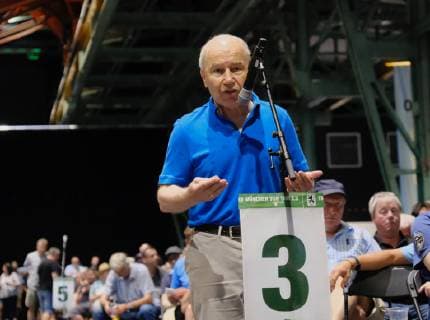 Speech Karsten WETTBERG,TSV 1860 Trainerlegende General Assembly TSV 1860 Muenchen 2019, on 30 6 2019 in Muenchen Z E N I T H K U L T U R H A L L E Germany xx
