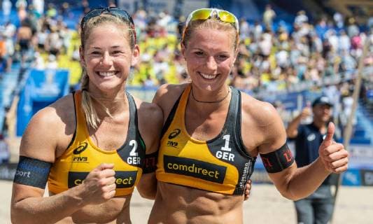 FIVB Beach Volleyball World Championships Hamburg 2019 30 06 2019 Cinja Tillmann, Kim Behrens GER FIVB Beach Volleyball World Championships Hamburg 2019 on 30 06 2019, Hamburg xPWx