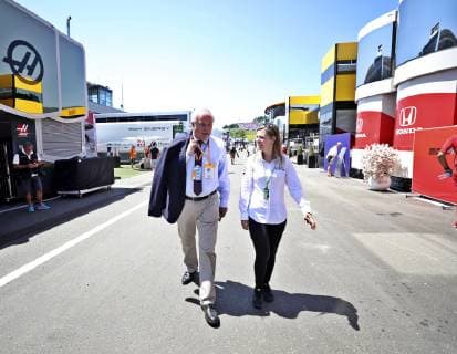 FORMULA 1 - GP of Austria 2019 SPIELBERG,AUSTRIA,30.JUN.19 - MOTORSPORTS, FORMULA 1 - Grand Prix of Austria, Red Bull Ring. Image shows governor Hermann Schuetzenhoefer (Styria). GEPAxpictures xM.xOberlaender
