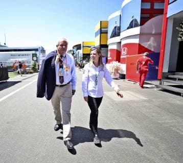 FORMULA 1 - GP of Austria 2019 SPIELBERG,AUSTRIA,30.JUN.19 - MOTORSPORTS, FORMULA 1 - Grand Prix of Austria, Red Bull Ring. Image shows governor Hermann Schuetzenhoefer (Styria). GEPAxpictures xM.xOberlaender