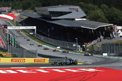 FORMULA 1 - GP of Austria 2019 SPIELBERG,AUSTRIA,30.JUN.19 - MOTORSPORTS, FORMULA 1 - Grand Prix of Austria, Red Bull Ring. Image shows Lewis Hamilton (GBR Mercedes). GEPAxpictures xDanielxGoetzhaber