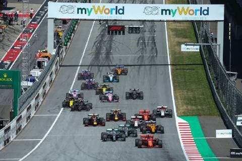 FORMULA 1 - GP of Austria 2019 SPIELBERG,AUSTRIA,30.JUN.19 - MOTORSPORTS, FORMULA 1 - Grand Prix of Austria, Red Bull Ring. Image shows Charles Leclerc (MON Ferrari) and Valtteri Bottas (FIN Mercedes). GEPAxpictures xHaraldxSteiner