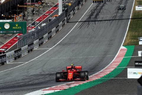 Photo4 LaPresse 30 06 2019 Spielberg, Austria Grand Prix Formula One Austria 2019 In the pic: Charles Leclerc (MON) Scuderia Ferrari SF90, Valtteri Bottas (FIN) Mercedes AMG F1 W10  Copyright: xPhoto4 LaPressex