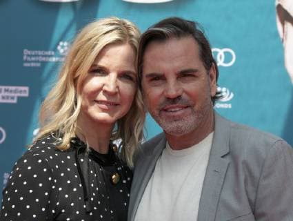 Kroos The Film World Premiere Cinedom Cologne Germany Date 30 06 2019 Volker Struth with girlfriend Melanie Roth