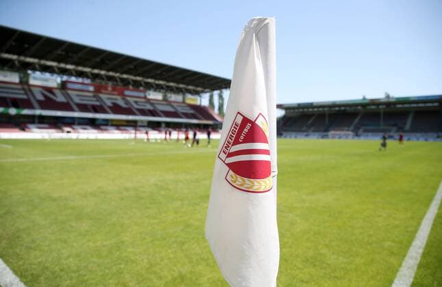 Cottbus, 29 06 2019, Stadium of Friendship, Football, Test match , FC Energie Cottbus vs FC Erzgebirge Aue 2 3 0 2 , In the picture Tribune back straight ,