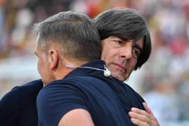 National Coach Joachim Jogi LOEW,LÖW GER with Stefan KUNTZ,Coach GER Spain ESP Germany GER on 30 06 2019 Stadio Friuli Udine Football U 21, FINALE UEFA Under21 European Championship in Italy SanMarino 16 30 06 2019