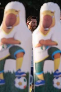 Argentina Training BELO HORIZONTE, MG - 01.07.2019: ARGENTINA TRAINING - Lionel Messi during the training of the Argentina Team at Toca da Raposa in Belo Horizonte, MG. The Argentine team faces tomorrow the Brazilian team for the semifinal of the Copa América 2019. (Photo: Marcelo Machado de Melo Fotoarena) x1756936x  MarceloxMachadoxdexMelo