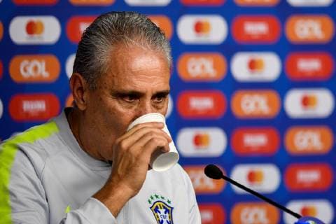 Brazil s national soccer team head coach Tite participates in a press conference, PK, Pressekonferenz at the Altetico Mineiro training center, in Belo Horizonte, Brazil, 01 July 2019. Brazil will face Argentina in a Copa America 2019 semifinal match tomorrow. Brazil s national soccer team press conference !ACHTUNG: NUR REDAKTIONELLE NUTZUNG!  Copyright: xYurixEdmundox COPAME2404 20190702-636976238832550139