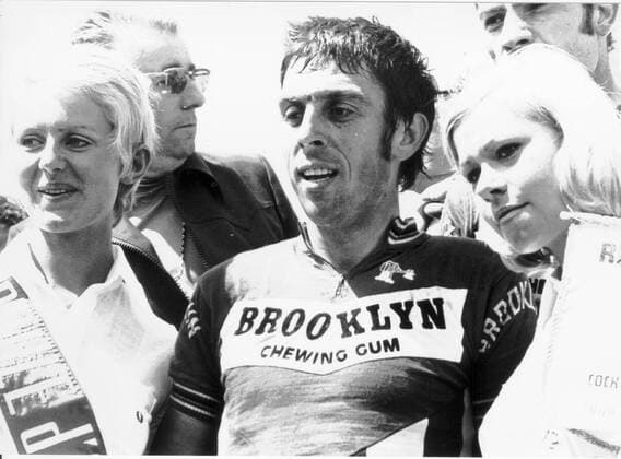 Tour de France 1974: Patrick SERCU with the yellow shirt.  x184294x  x84974562stx