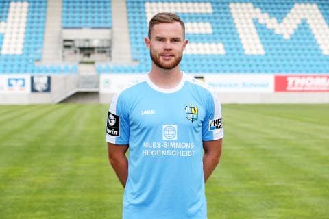 Team Presentation Chemnitz Regional Football League Tobias Müller Mueller Chemnitzer FC 3 League, Portrait Date 2019 2020 , Chemnitz, 01 07 2019, Chemnitz Stadium, Football ,
