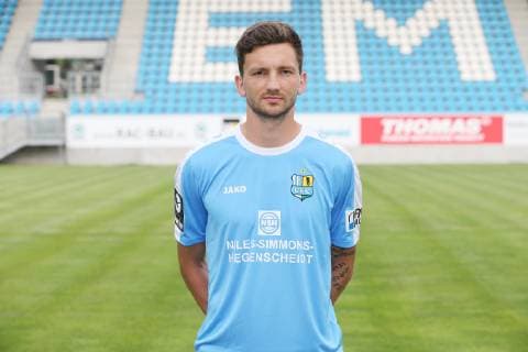 Team presentation Chemnitz soccer regional league Matti Langer Chemnitzer FC 3 League, portrait date 2019 2020 , Chemnitz, 01 07 2019, stadium Chemnitz, soccer ,