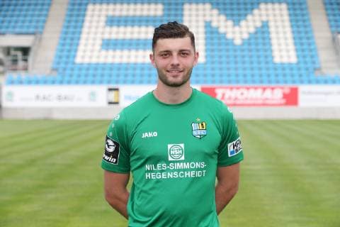 Team Presentation Chemnitz Soccer Regional League Goalkeeper Joshua Mroß Mross Chemnitzer FC 3 League, Portrait Date 2019 2020 , Chemnitz, 01 07 2019, Stadium Chemnitz, Soccer ,
