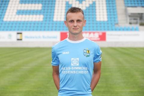 Team Presentation Chemnitz Soccer Regional League Nils Blumberg Chemnitzer FC 3 League, Portrait Date 2019 2020 , Chemnitz, 01 07 2019, Stadium Chemnitz, Soccer ,