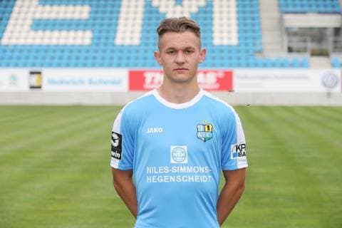 Team presentation Chemnitz soccer regional league Erik Tallig Chemnitzer FC 3 League, portrait date 2019 2020 , Chemnitz, 01 07 2019, stadium Chemnitz, soccer ,