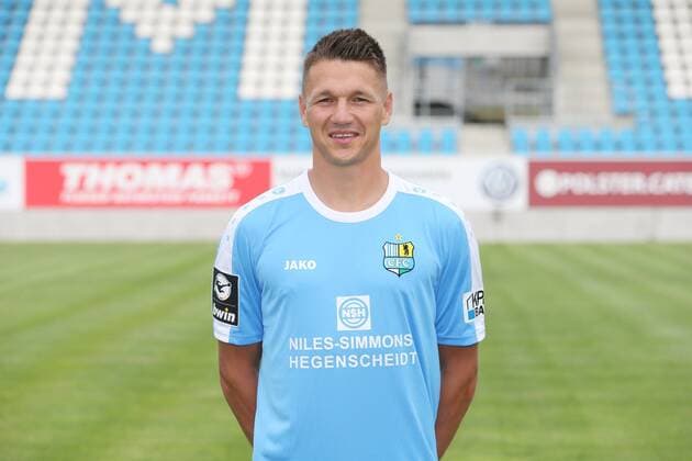 Team Presentation Chemnitz Regional Football League Daniel Frahn Chemnitzer FC 3 League, Portrait Date 2019 2020 , Chemnitz, 01 07 2019, Chemnitz Stadium, Football ,