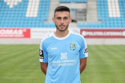 Team Presentation Chemnitz Regional Football League Ioannis Karsanidis Chemnitzer FC 3 Liga, Portrait Date 2019 2020 , Chemnitz, 01 07 2019, Stadium Chemnitz, Football ,