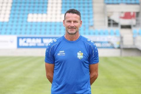 Team Presentation Chemnitz Soccer Regional League Team Manager Torsten Bittermann Chemnitzer FC 3 Liga, Portrait Date 2019 2020 , Chemnitz, 01 07 2019, Stadion Chemnitz, Soccer ,