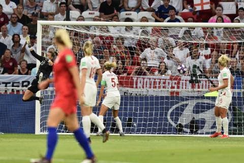Sport Bilder des Tages Cathy telford (angleterre) FOOTBALL : Angleterre vs Etats-Unis - Coupe du monde de Football Feminin 1 2 finale - 02 07 2019 FredericChambert Panoramic 