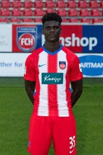 Andrew Owusu 1 Soccer Club Heidenheim 1846 e V 2 Bundesliga, Portrait Date 2019 2020, 02 07 2019 1 Soccer Club Heidenheim 1846 e V , 2 Bundesliga, Portrait Date 2019 2020, 02 07 2019 Heidenheim Copyright: xEIBNER SaschaxWaltherx EP_eer