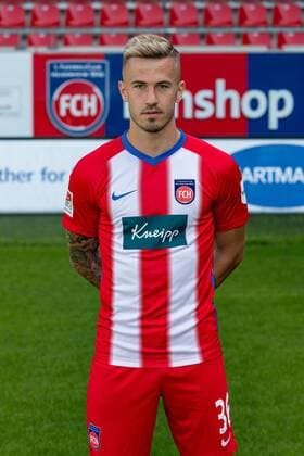 Niklas Dorsch 1 Soccer Club Heidenheim 1846 e V 2 Bundesliga, Portrait Date 2019 2020, 02 07 2019 1 Soccer Club Heidenheim 1846 e V , 2 Bundesliga, Portrait Date 2019 2020, 02 07 2019 Heidenheim Copyright: xEIBNER SaschaxWaltherx EP_eer