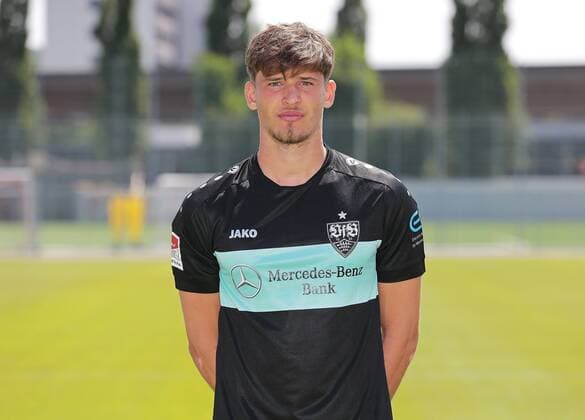 FOOTBALL 2 BUNDESLIGA SAISON 2019 2020 03 07 2019 Photo shoot at VfB Stuttgart Gregor Kobel VfB Stuttgart