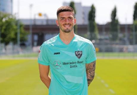 FOOTBALL 2 BUNDESLIGA SAISON 2019 2020 03 07 2019 Photo shoot at VfB Stuttgart Fabian Bredlow VfB Stuttgart