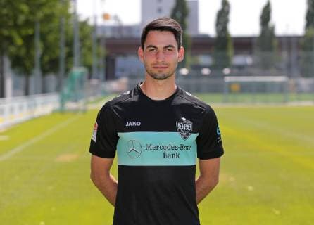 FOOTBALL 2 BUNDESLIGA SAISON 2019 2020 03 07 2019 Photo shoot at VfB Stuttgart Sebastian Hornung VfB Stuttgart