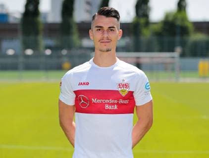 FOOTBALL 2 BUNDESLIGA SAISON 2019 2020 03 07 2019 Photo shoot at VfB Stuttgart Erik Thommy VfB Stuttgart