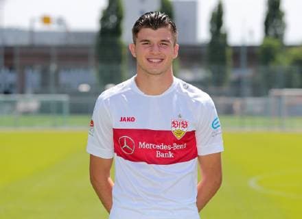 FOOTBALL 2 BUNDESLIGA SAISON 2019 2020 03 07 2019 Photo shoot at VfB Stuttgart Antonis Aidonis VfB Stuttgart