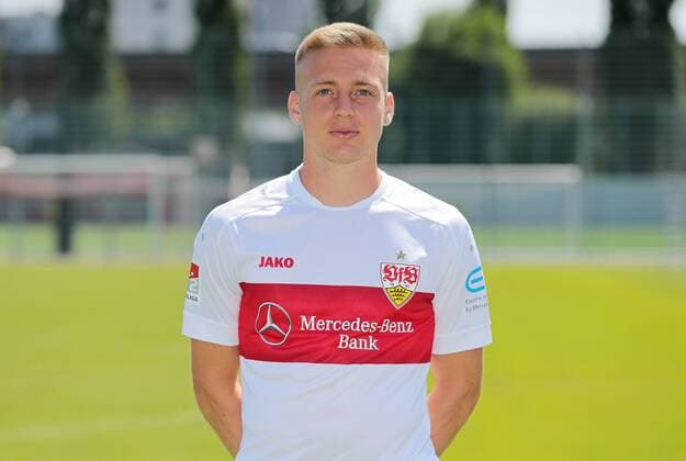 FOOTBALL 2 BUNDESLIGA SAISON 2019 2020 03 07 2019 Photo shoot at VfB Stuttgart Santiago Ascacibar VfB Stuttgart