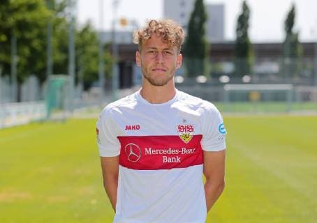 FOOTBALL 2 BUNDESLIGA SAISON 2019 2020 03 07 2019 Photo shoot at VfB Stuttgart David Groezinger VfB Stuttgart